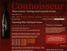 Tablet Screenshot of connoisseur.org